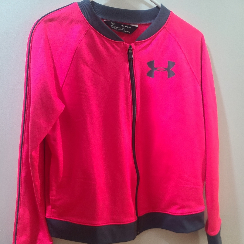 Under Armour Pink & Gray sports jacket